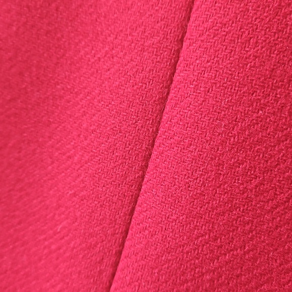 Zara red 75% wool coat - Picture 6 of 7